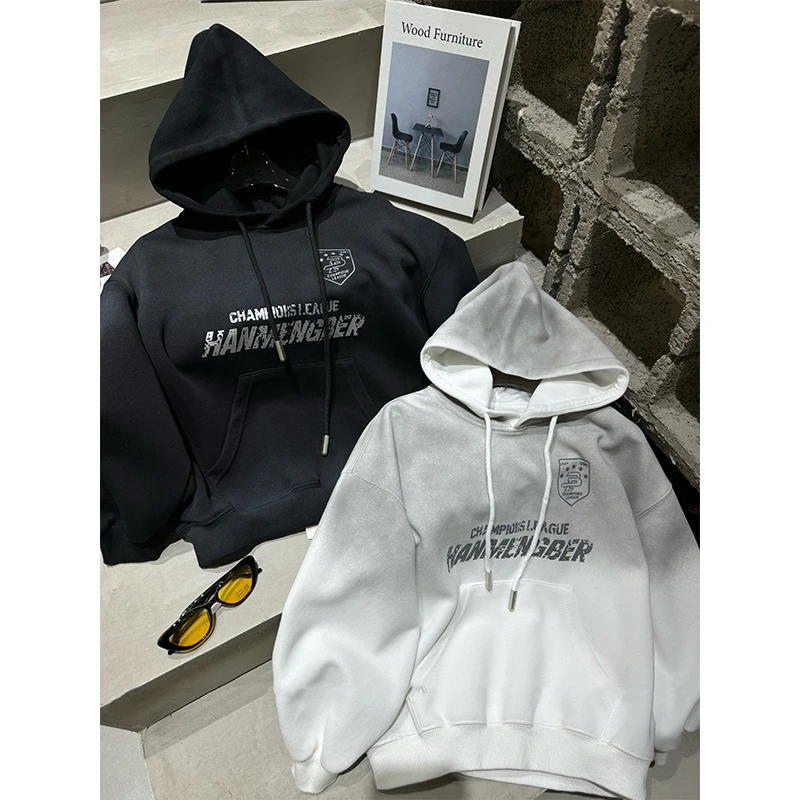 若大王时尚百搭童装字母连帽卫衣 H25039