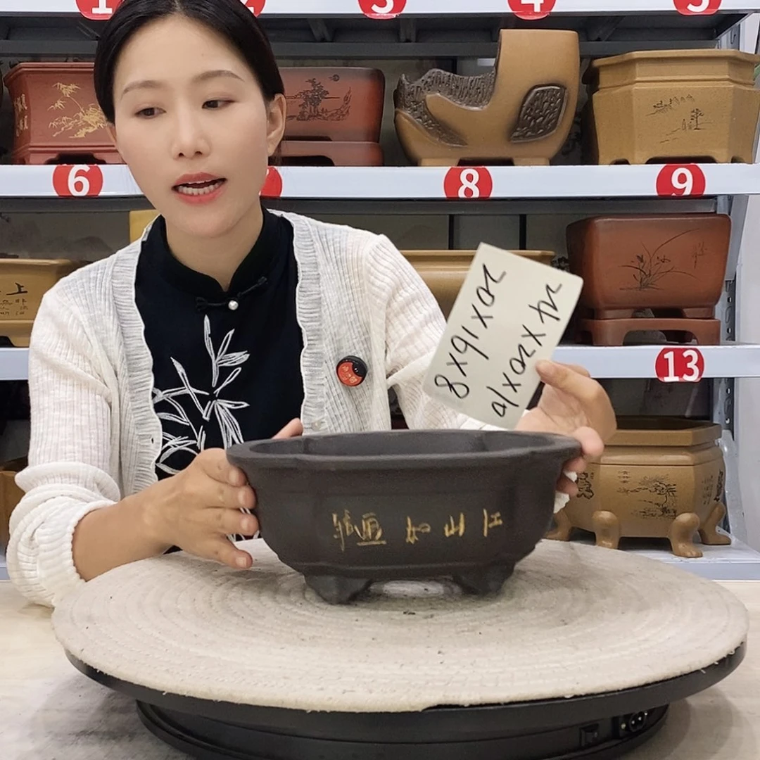 紫砂花盆紫砂花盆