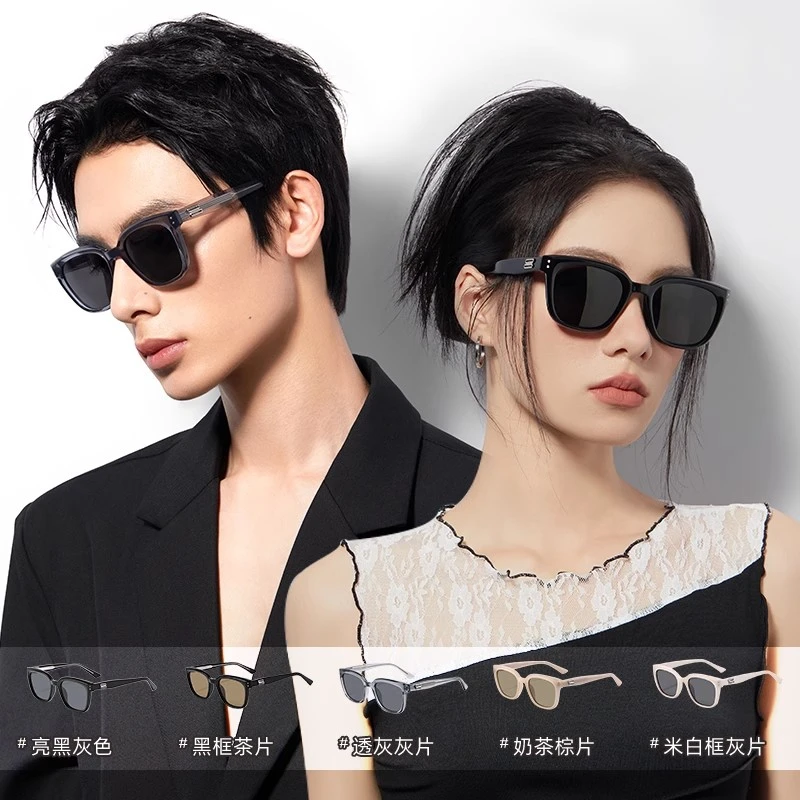 佐川高级感墨镜女拍照好看偏光户外太阳镜男防紫外线显脸小58258