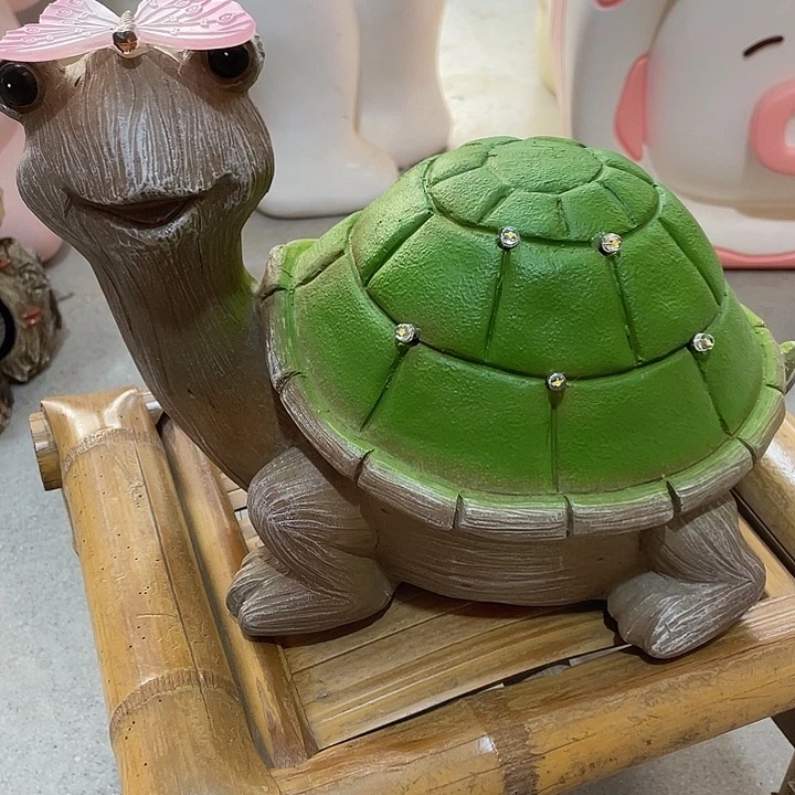 树脂太阳能乌龟乌龟