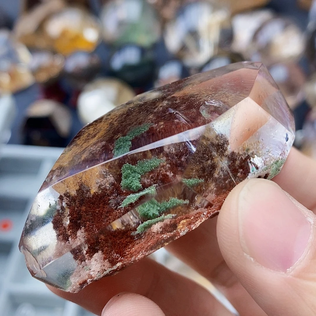 水晶天然水晶透亮光泽未镶嵌边*