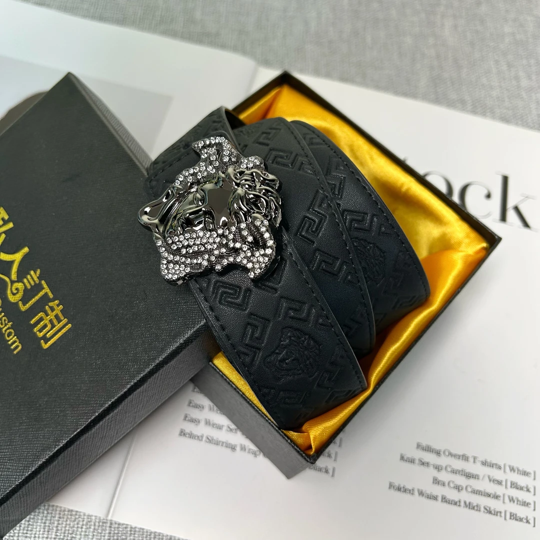 centrekoala2025新款男士休闲时尚牛皮真皮经典光面皮带商务皮带