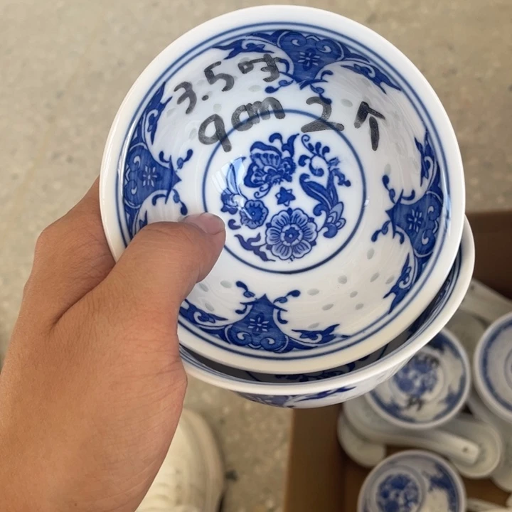 摆件景德镇高温细白瓷餐具
