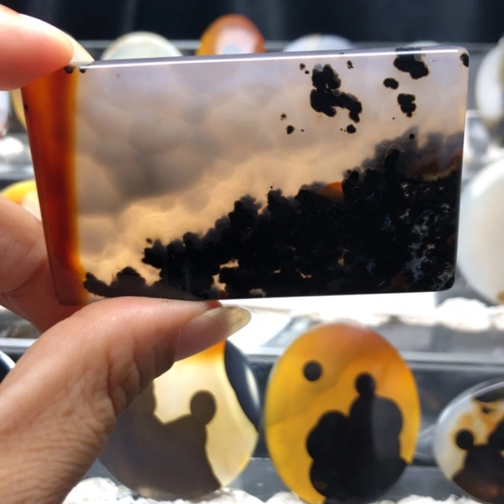 合金玛瑙/玉髓珠宝奇石130有瑕