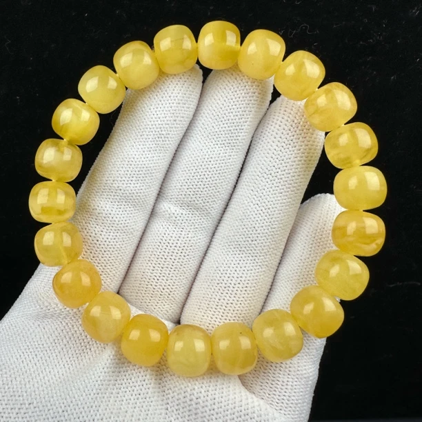 R9253天然原矿俄料蜜蜡 老型单圈10.5mm 支持复检 假一罚四