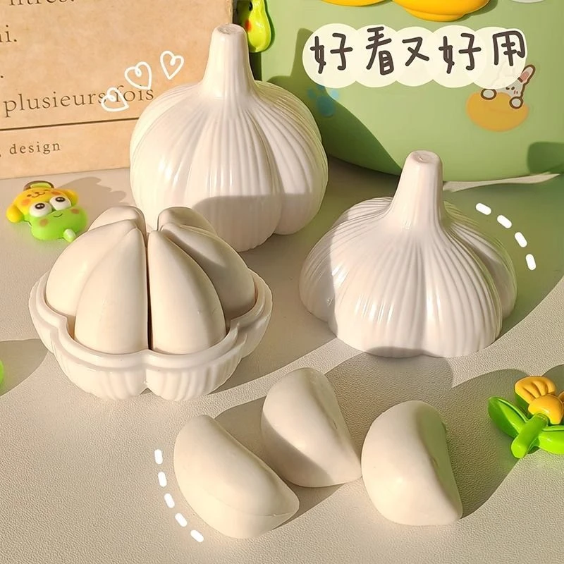 仿真大蒜橡皮擦有趣胶擦可爱创意文具擦干得净无屑橡皮擦学生用