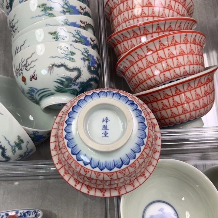 摆件瓷千佛大压手