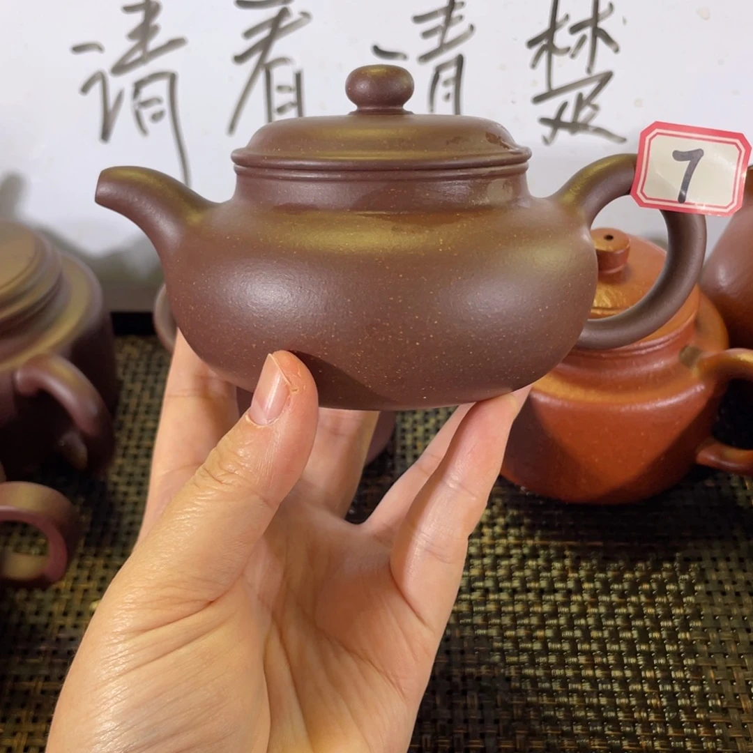 j***m茶壶紫砂仿古微瑕全手