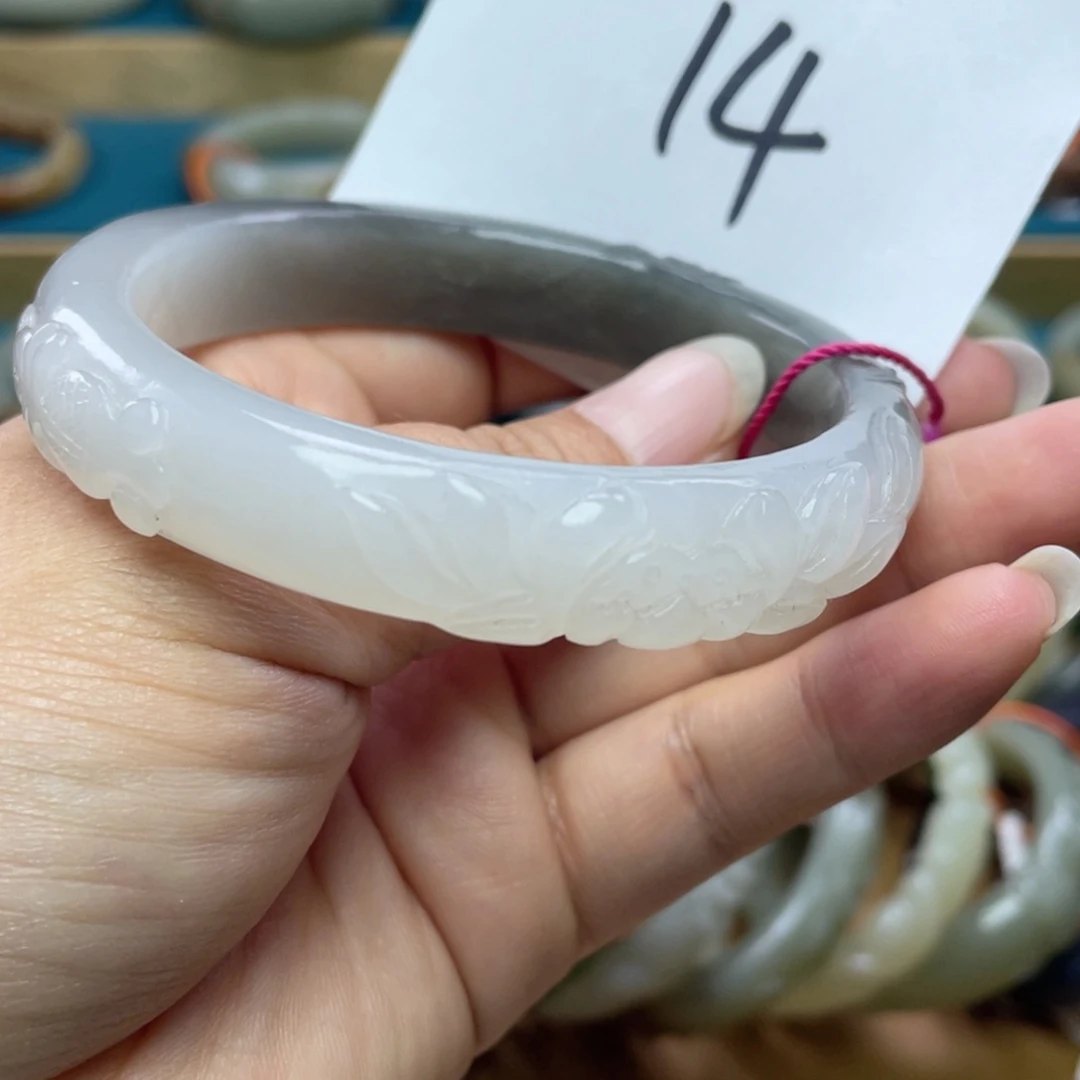 未镶嵌手镯和田玉圈口62