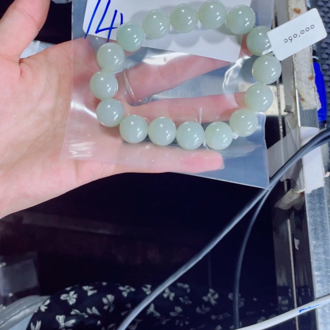 定制翡翠未镶嵌自*∴珠串