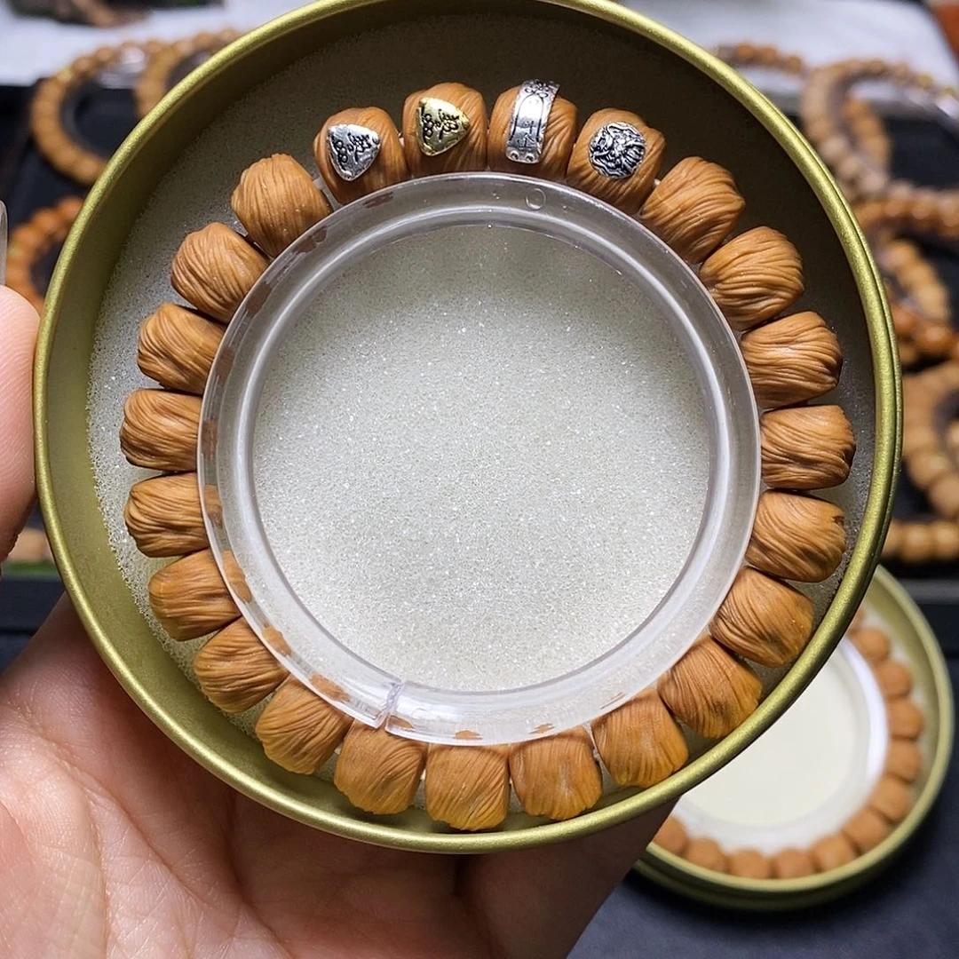 猴头核桃手串四标鬼印无相尺寸10+全品单号336号