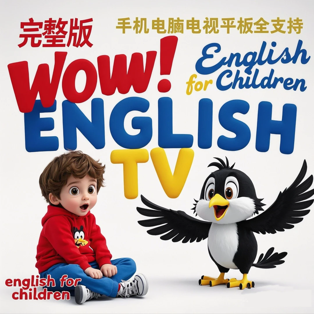 Wow English TV真人视频动画磨耳朵听力大全集儿童英语孩子学习