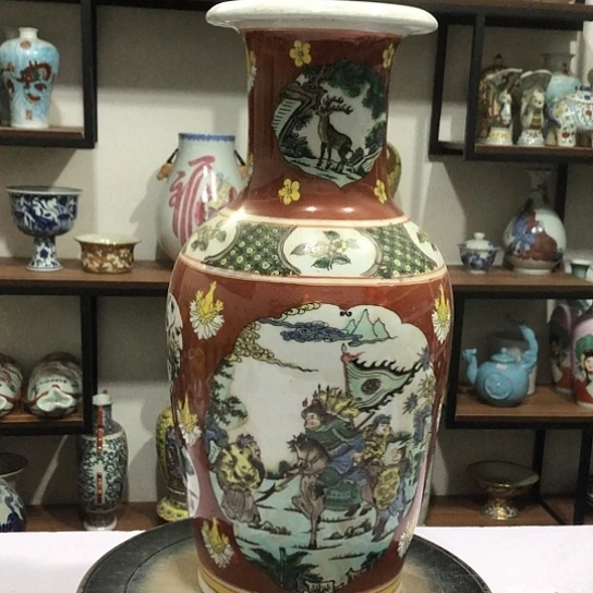 1博古架瓷器摆件