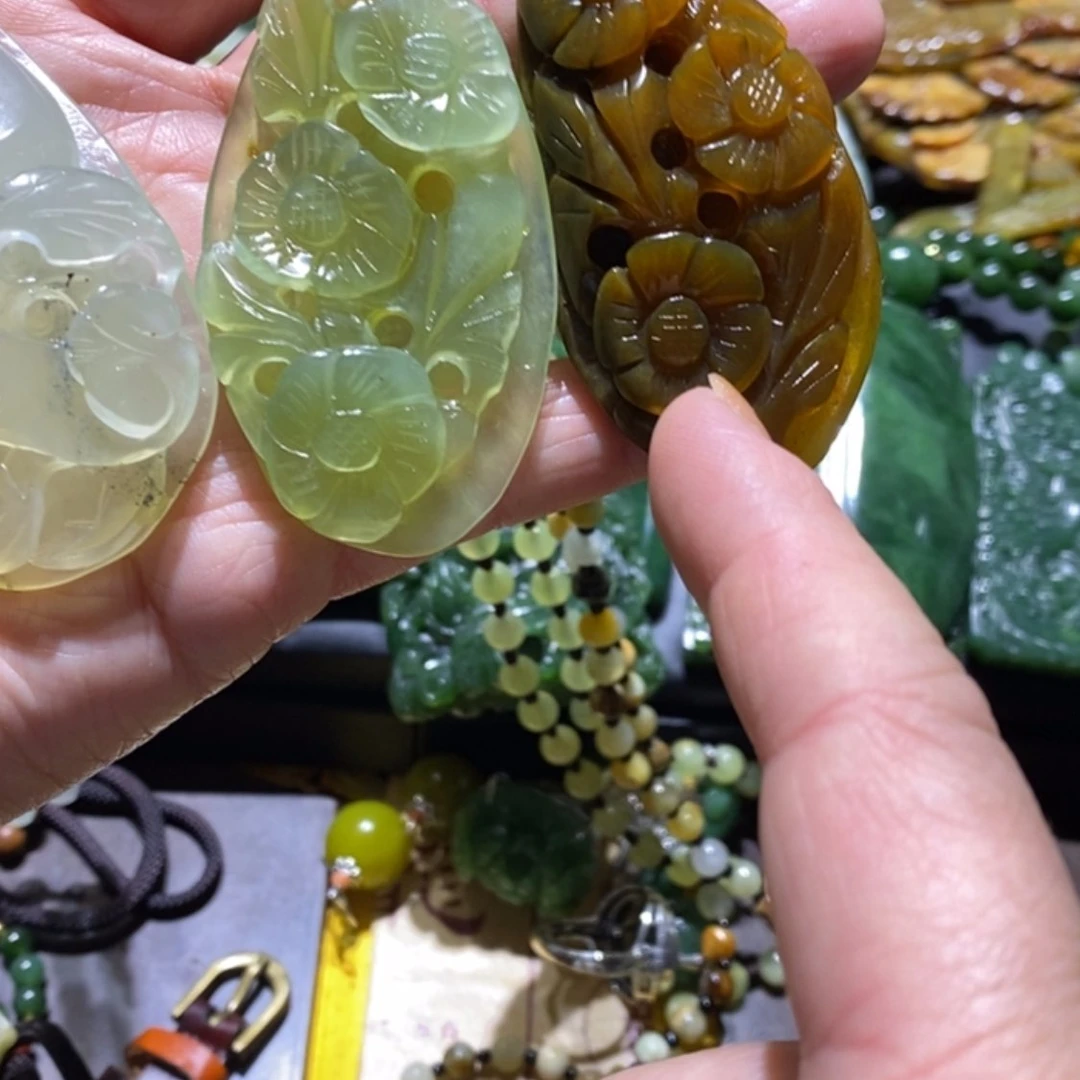 【闪购商品】岫玉毛衣链未镶嵌