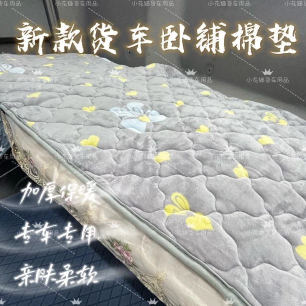 货车秋冬加厚卧铺棉垫解放德龙天龙欧曼豪沃专用牛奶铺垫睡觉垫子
