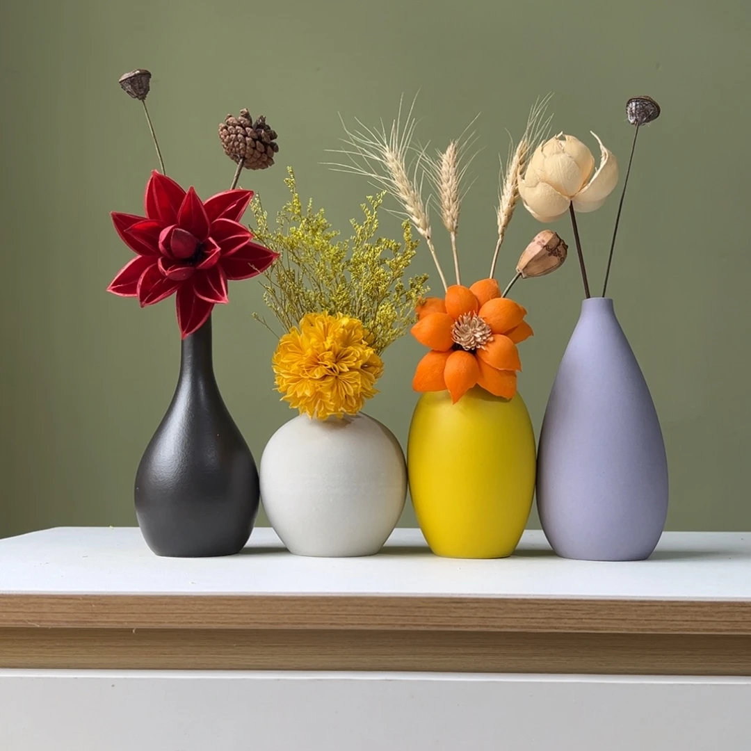 摆件花瓶带花高度20-30厘米左右