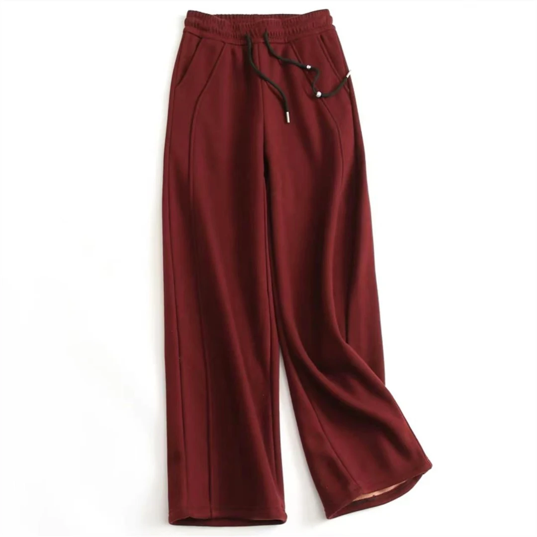 K2464 加绒加厚香蕉裤休闲运动裤阔腿裤 Q879-8019