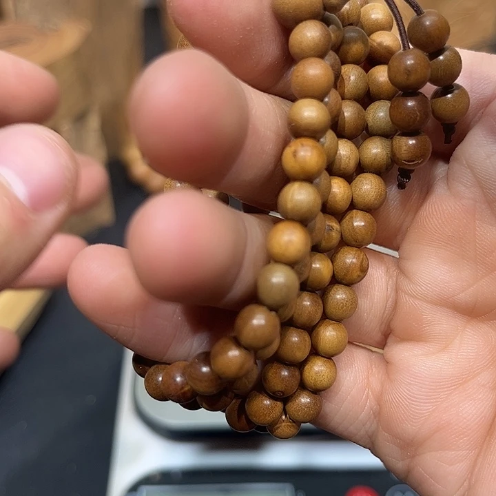 木保真印度老山檀0.6 108多圈瑕疵