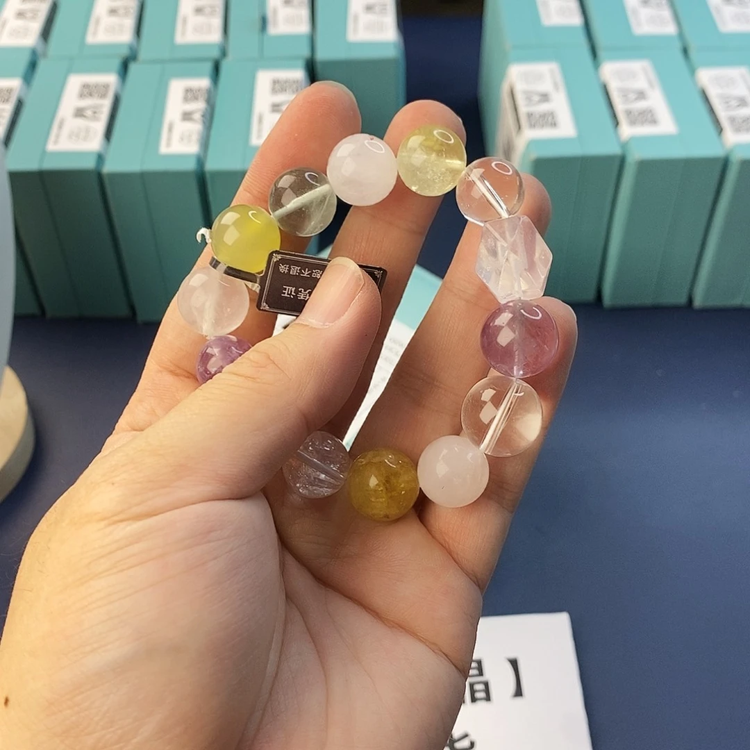 手链水晶银S925镶嵌