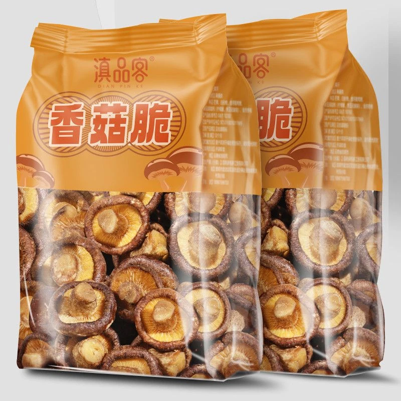 黑松露香菇脆零食即食蔬菜干脱水香菇脆片鲜菇干果蔬脆宿舍小吃