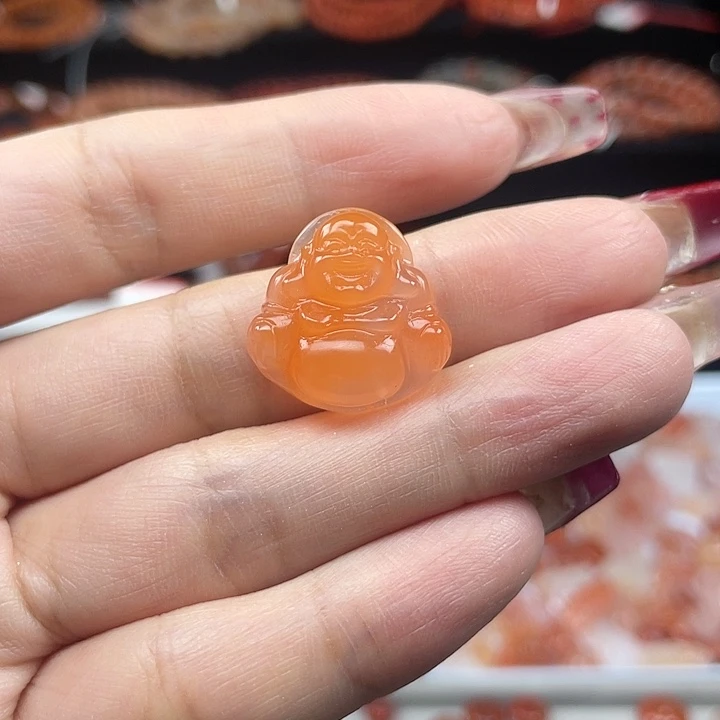 南红玛瑙未镶嵌颈饰