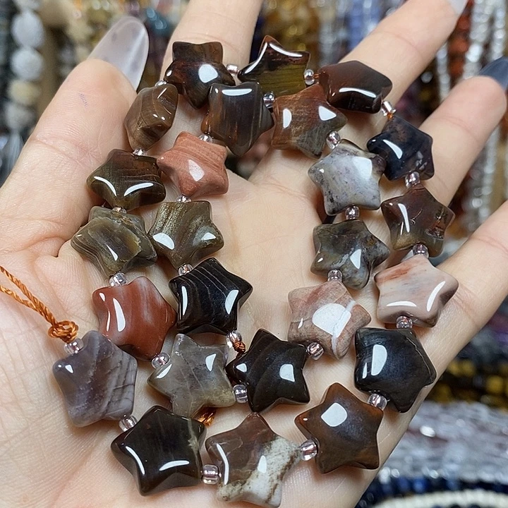 五***）玛瑙/玉髓未镶嵌珠宝半成品