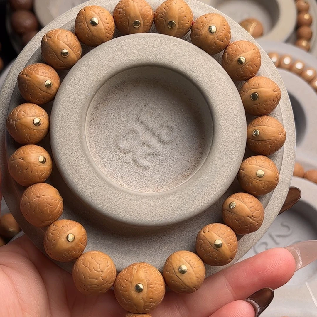 手串凤眼菩提14.5镶嵌