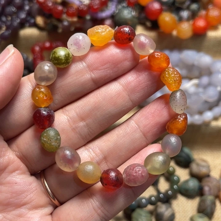 玛瑙/玉髓合金手链