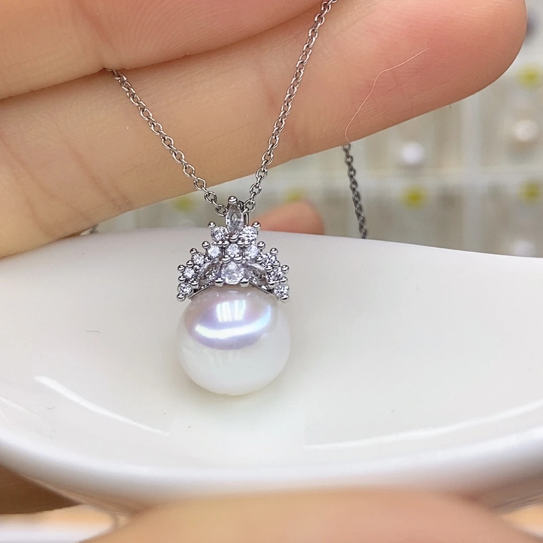 未镶嵌淡水珍珠吊坠(赠链)