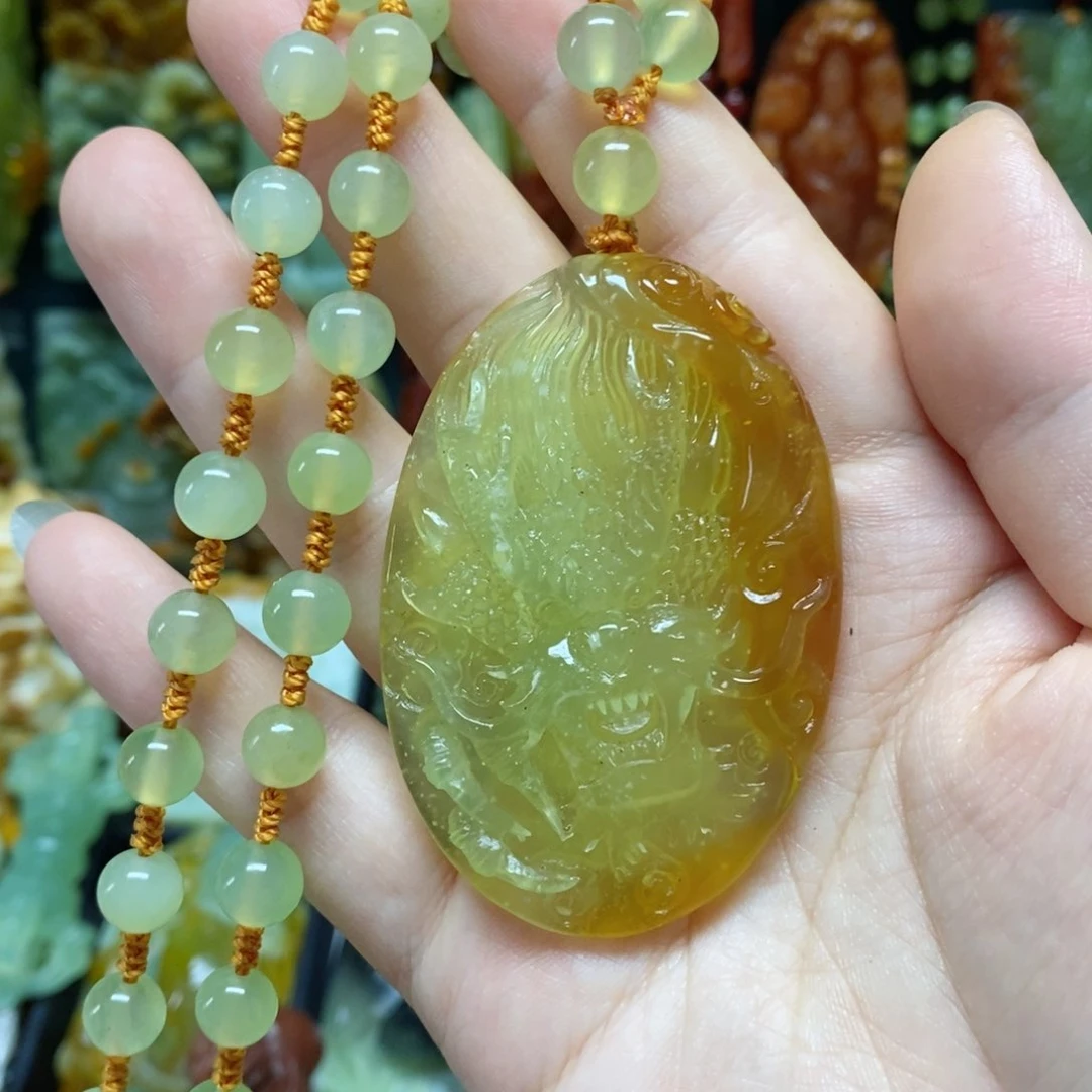 岫玉未镶嵌吊坠(赠链)