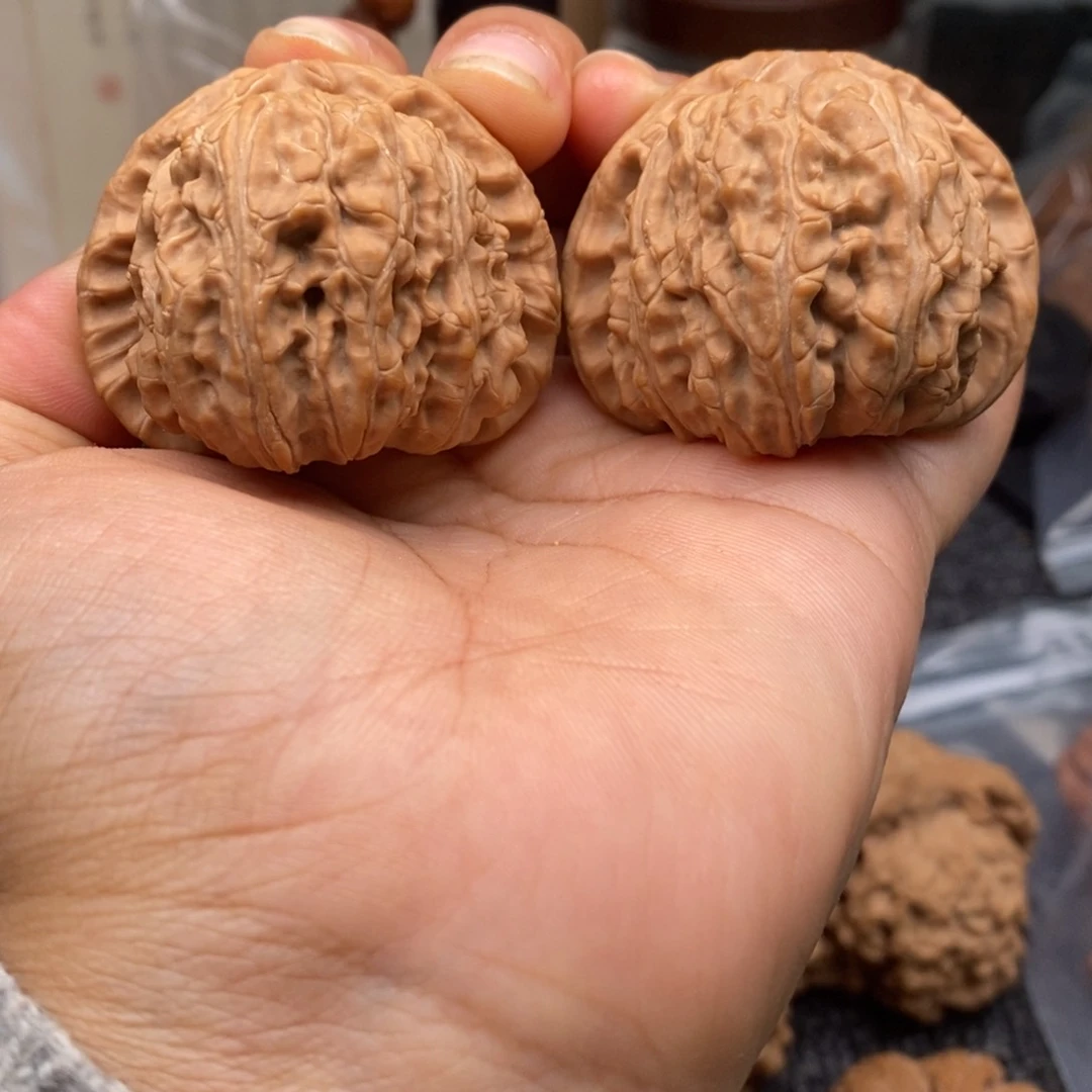 文玩核桃把件45大白