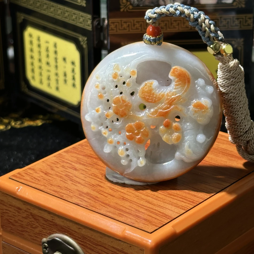 5281-天然翡翠-喜上眉梢