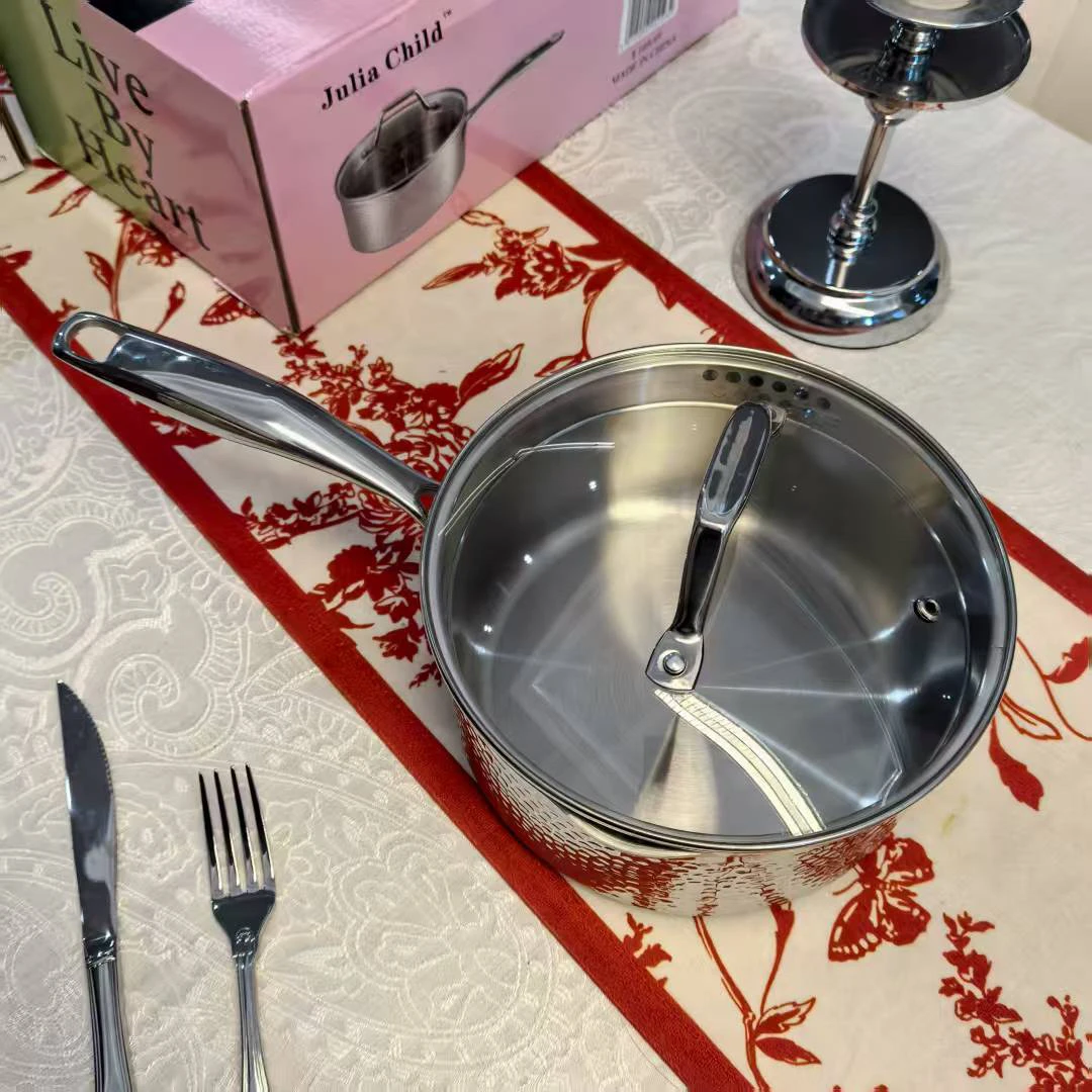 Julia Child单柄20cm锤纹奶锅 高约10cm