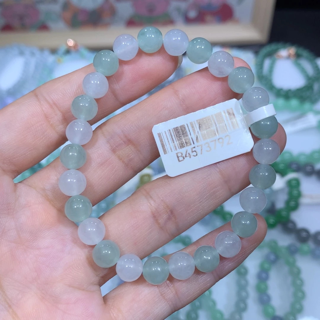翡翠未镶嵌手链天然
