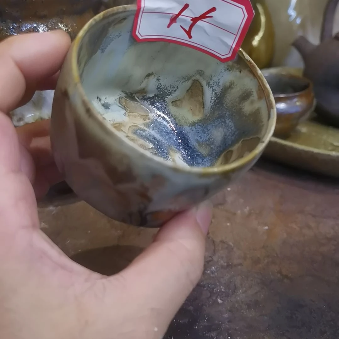 摆件手工高温原矿窑变新品