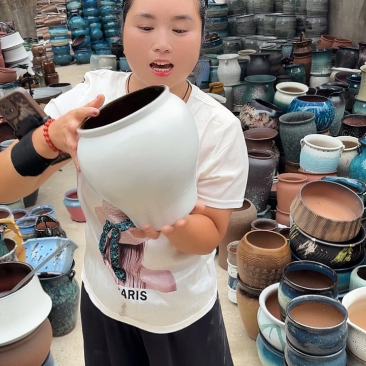 口17高21瑕疵一个盆子。