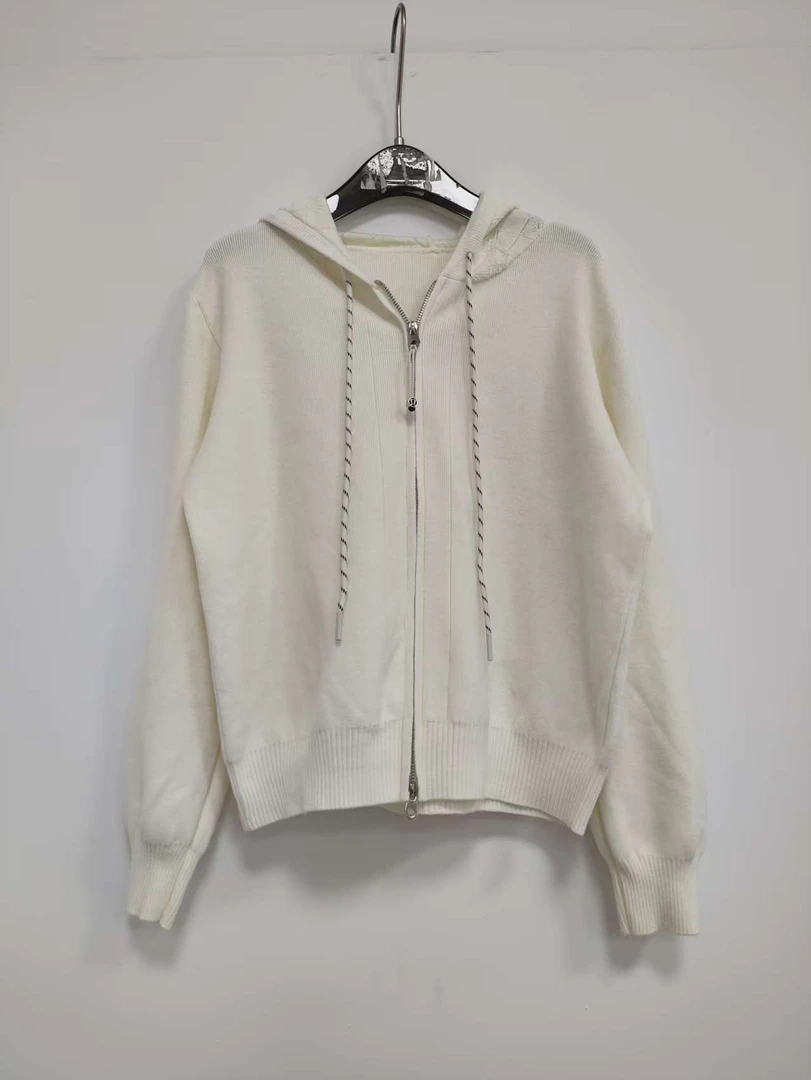 婕西新品秋冬针织衫女宽松型上衣秋季开衫款毛针织衫连帽