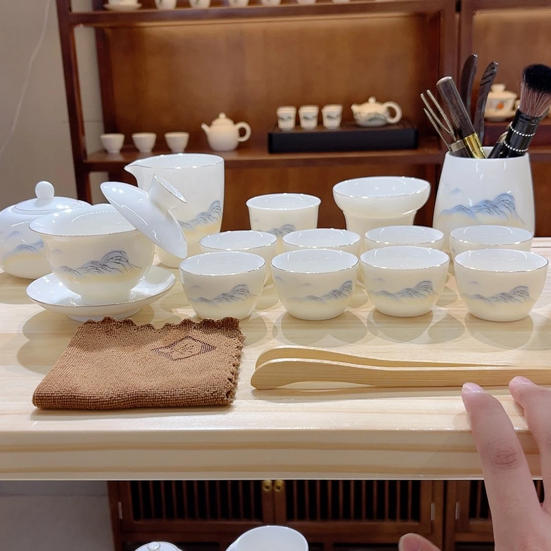 瓷片羊脂玉瓷羊脂玉瓷