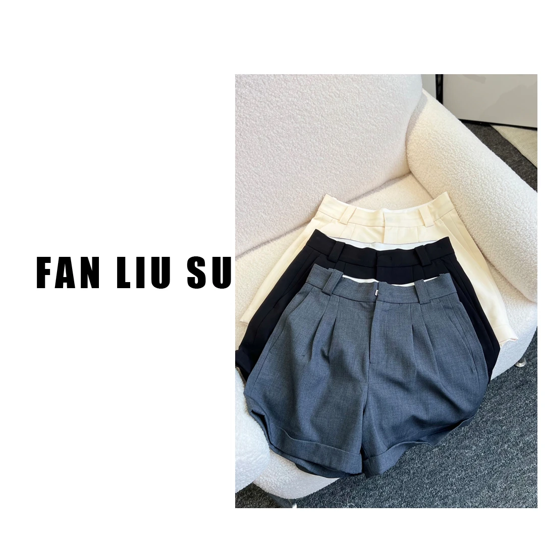 防走光时尚短裤阔腿裤休闲裤女士夏季