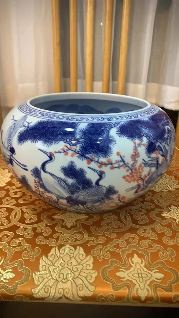 景德镇青花松鹤延年缸【预售款】