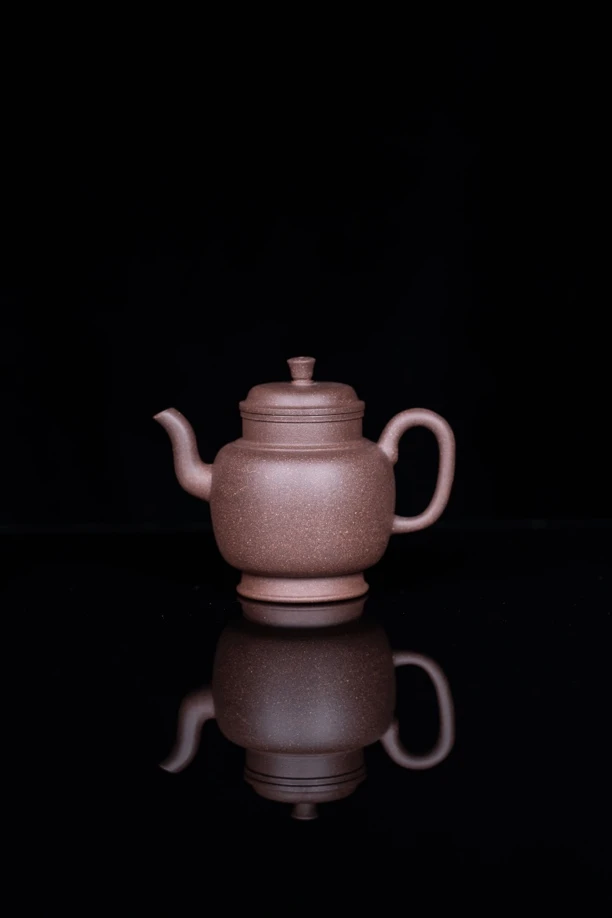 【至纯天青泥·清德堂宫灯】大水潭原矿天青泥精工手制慕古紫砂壶