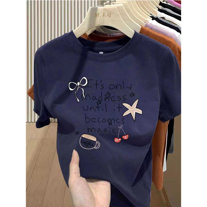 2025新款正肩磨毛短袖t恤女款时尚百搭减龄显瘦上衣打底衫秋冬季