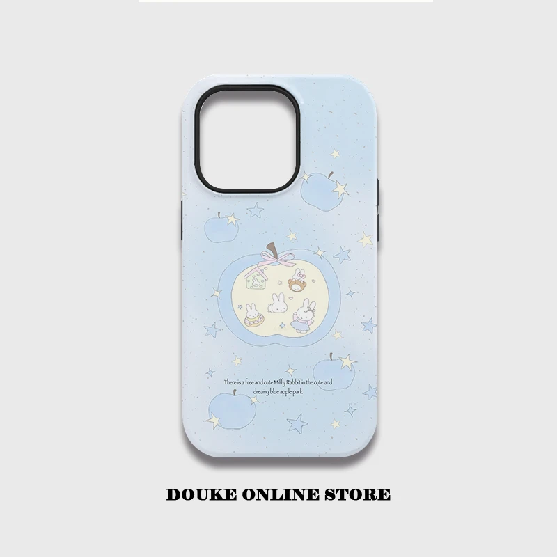 可爱兔兔苹果16promax手机壳iphone15小米oppo一加vivo华为适用女