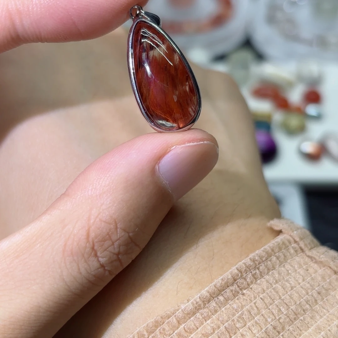 银S925镶嵌珠宝半成品水晶