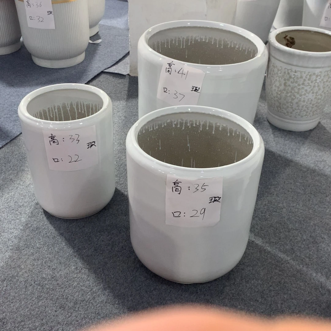 高温陶瓷花盆微瑕