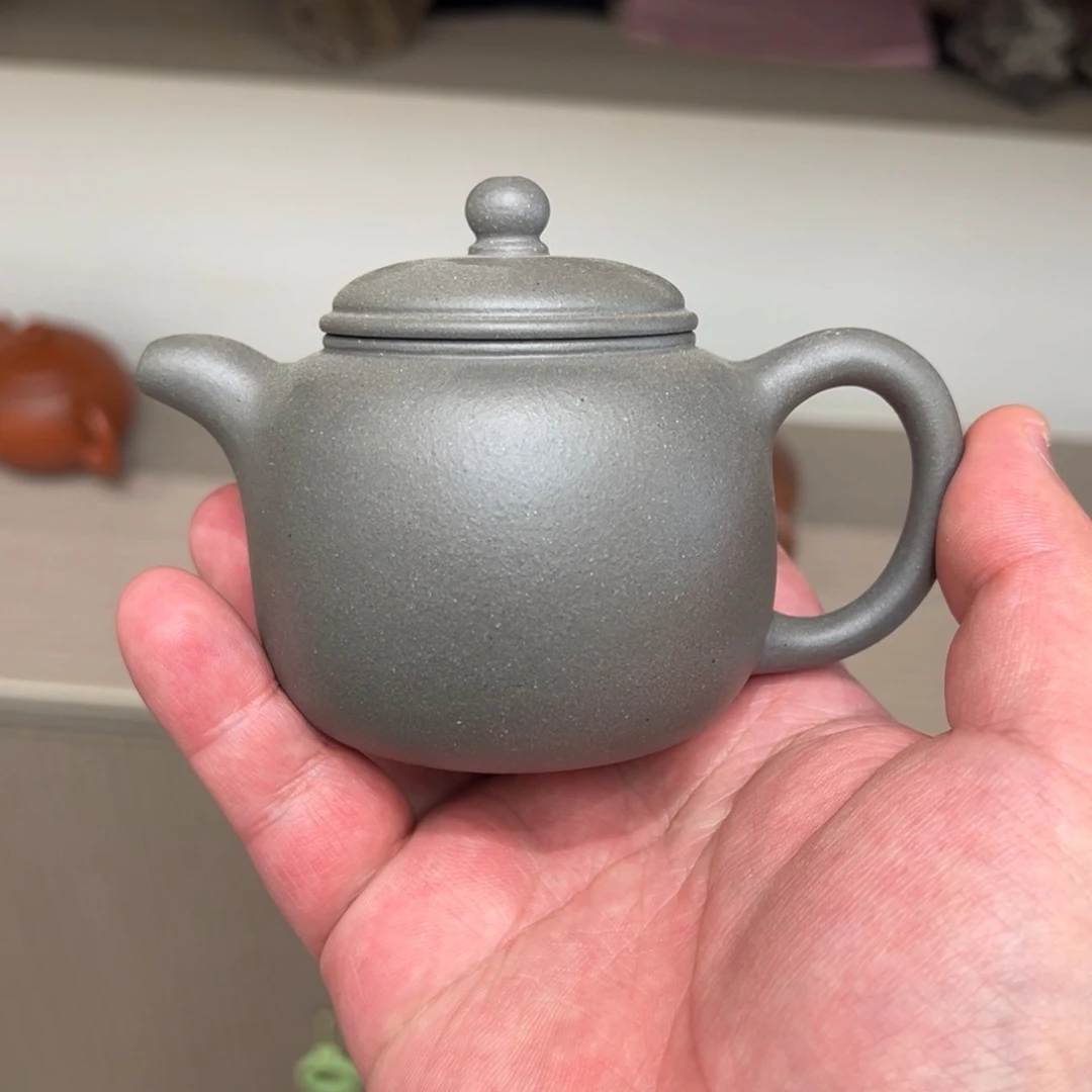 小***辉茶壶紫砂150cc清灰紫泥匏尊