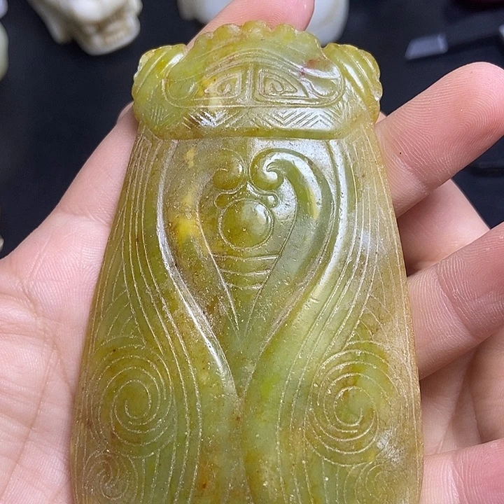 和田玉（糖玉）未镶嵌挂件