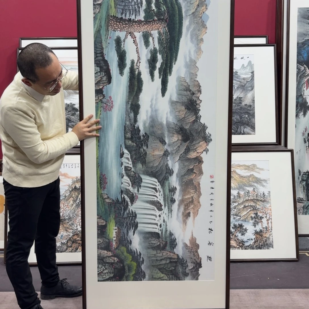 国画手绘作品210/80