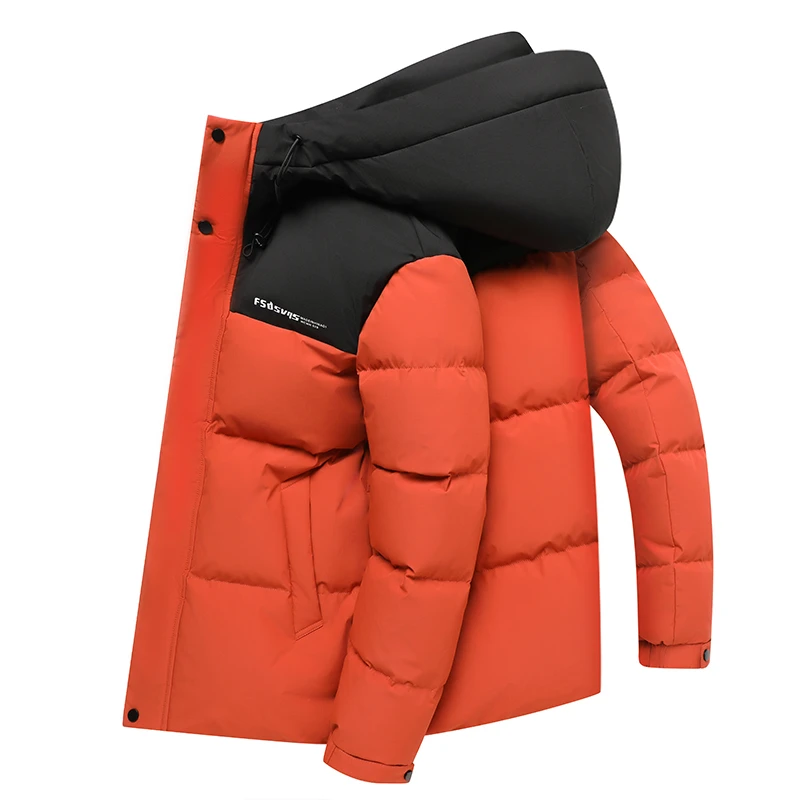 男士短款运动时尚休闲潮流白鸭羽绒服89007