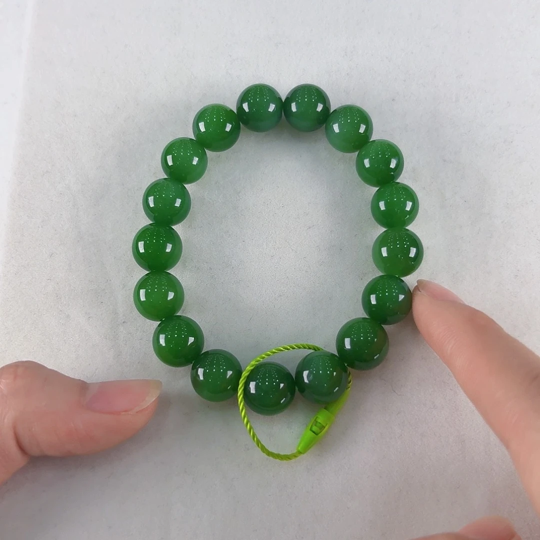 手链未镶嵌和田玉（碧玉）